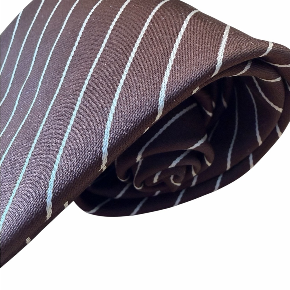 Classic Brown Striped Tie